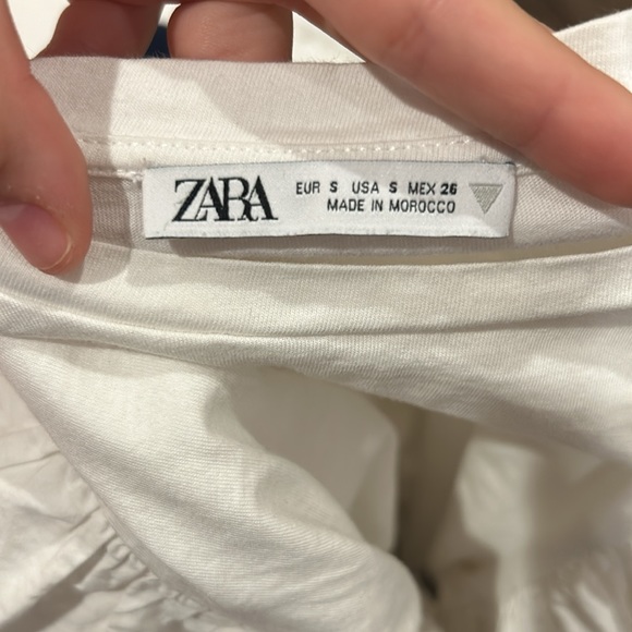 Zara Ruffle Sleeve Top - Picture 2 of 2